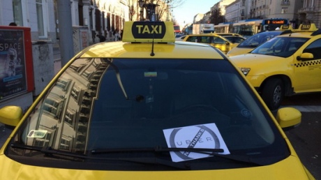 Як у Будапешті протестують таксисти - фото 2