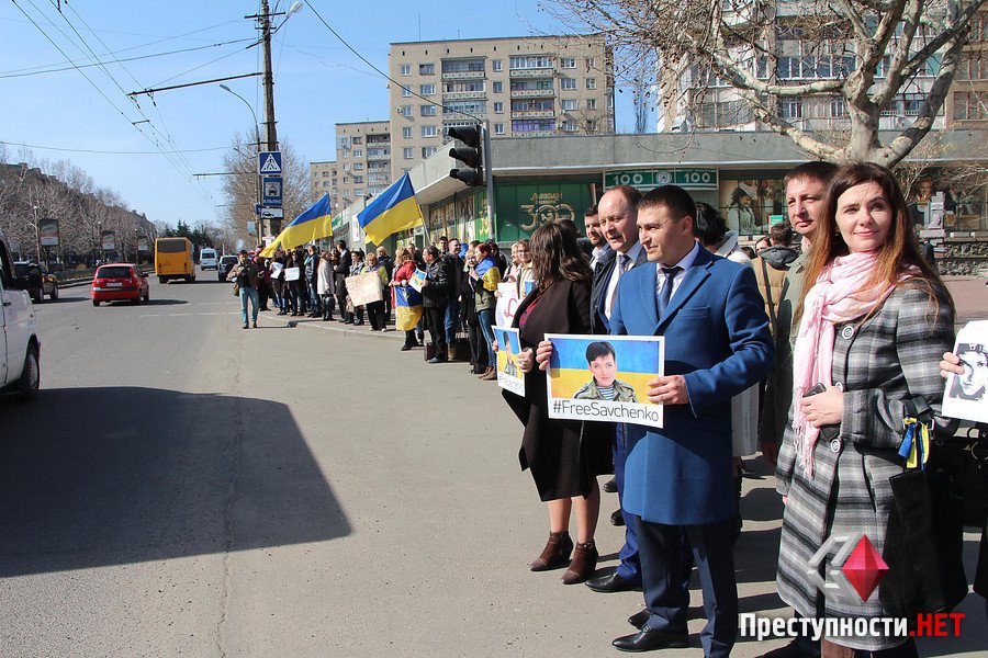 Миколаєвці знову зібралися на підтримку Надії Савченко