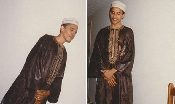 Опубліковані знімки Барака Обами в мусульманському одязі - фото 1