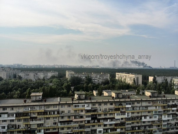 У Дарницькому районі палають ліси (ФОТО) - фото 1