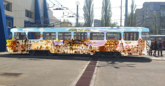 На День Києва запустять новий арт-трамвай (ФОТО) - фото 3