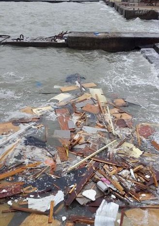Шторм в Одесі знищив яхту - фото 5