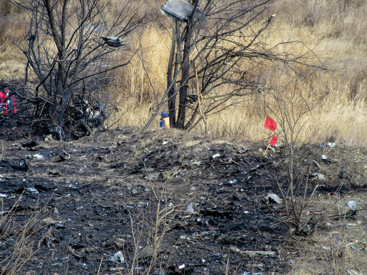 З'явилися фото з місця падіння літака СУ-25 під Запоріжжям - фото 4