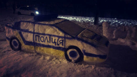 Харків після заметілі здивувала велика кількість снігових скільптур - фото 10
