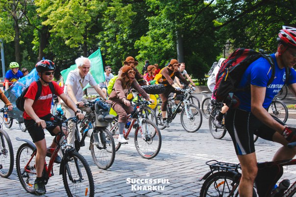 Велодень в Харкові: костюми тварин, піратів та спортсмени у вишиванках   - фото 5