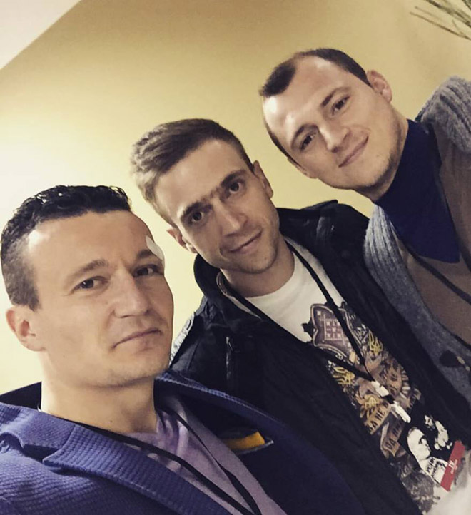 Український коментатор виклав фото з Зозулею та Федецьким - фото 1