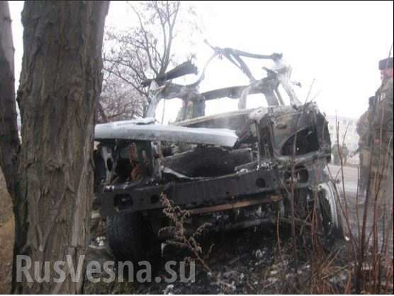 На що перетворився Range Rover казачого ватажка "ЛНР" Дрьомова після вибуху (ФОТО) - фото 1