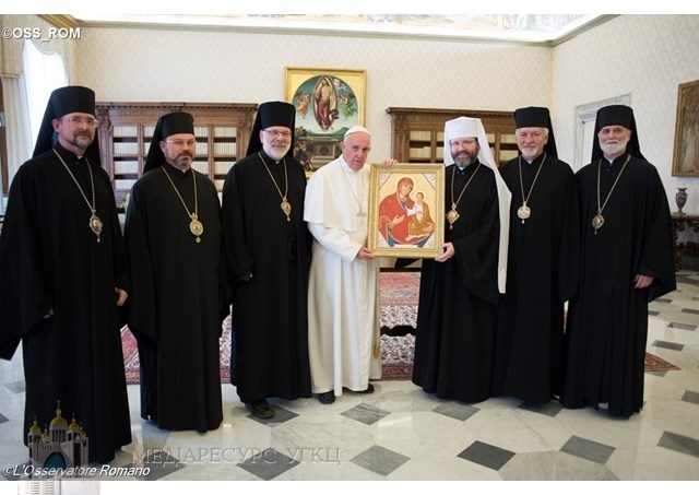 Папа Римський у Ватикані зустрівся з керівництвом УГКЦ - фото 1