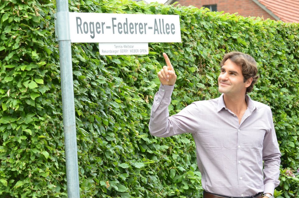 Федерер відкрив ще одну вулицю названу в свою честь - фото 1