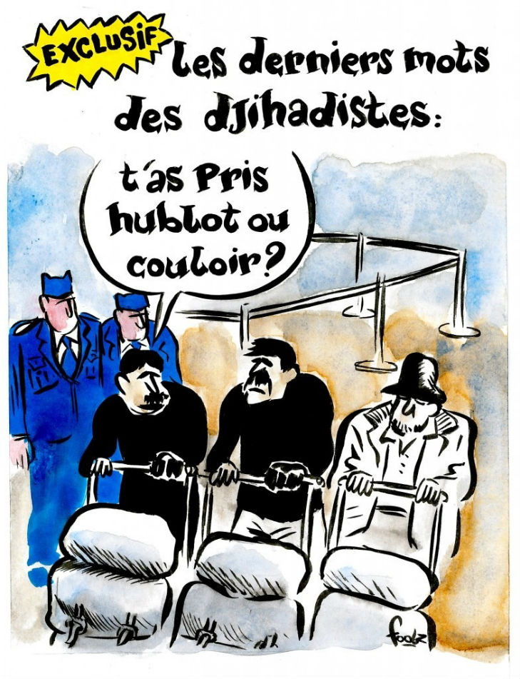 Charlie Hebdo опублікувало карикатуру на терористів з Брюсселя - фото 1