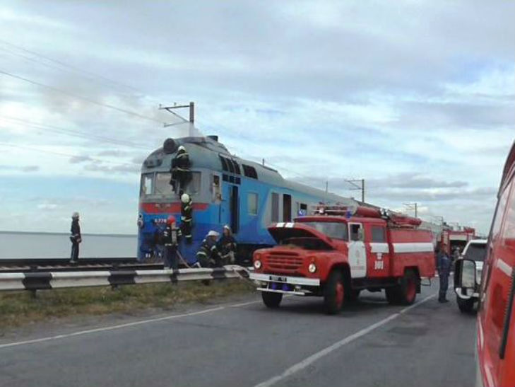На Черкащині загорівся дизельний потяг з сотнею пасажирів - фото 1