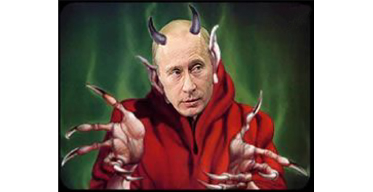 Диявольська сутність Путіна у ФОТОЖАБАХ - фото 13