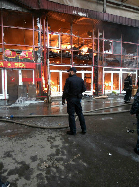 У Харкові для охорони майна підприємців погорілого "Барабашово" залучена поліція - фото 1