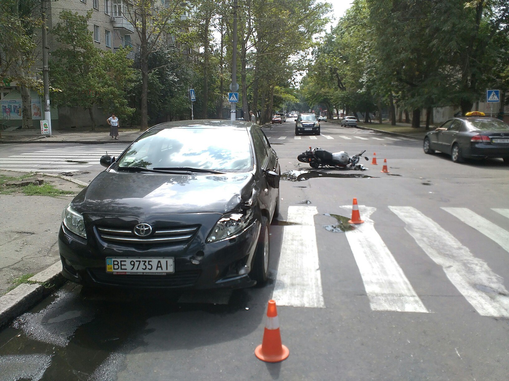 В центрі Миколаєві екс-заступник голови ОДА збив мотоцикліста