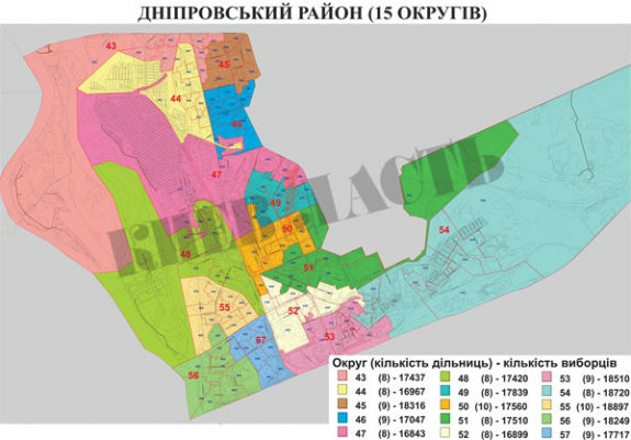 Столична ТВК затвердила список виборчих округів Києва (ФОТО) - фото 5