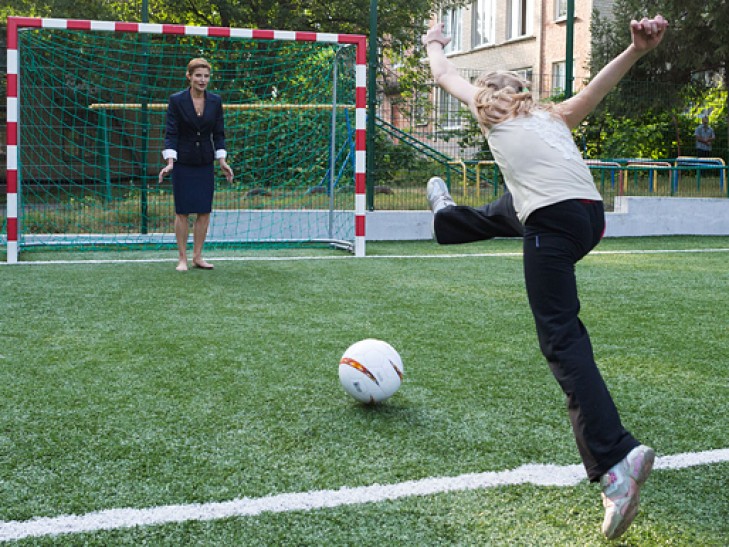 Марина Порошенко і футбол