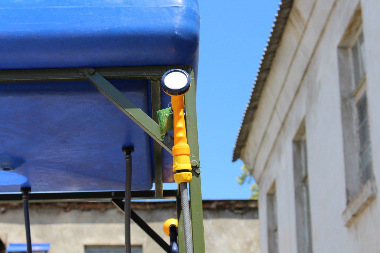 На Широколанівський полігон поїде 20 душових кабінок виробництва демобілізованих бійців