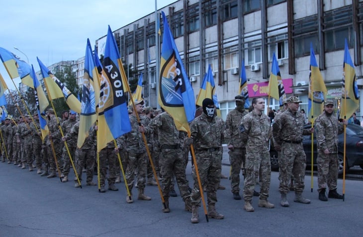 Заходи з нагоди другої річниці створення полку “Азов“ тривали впродовж всього дня - фото 7