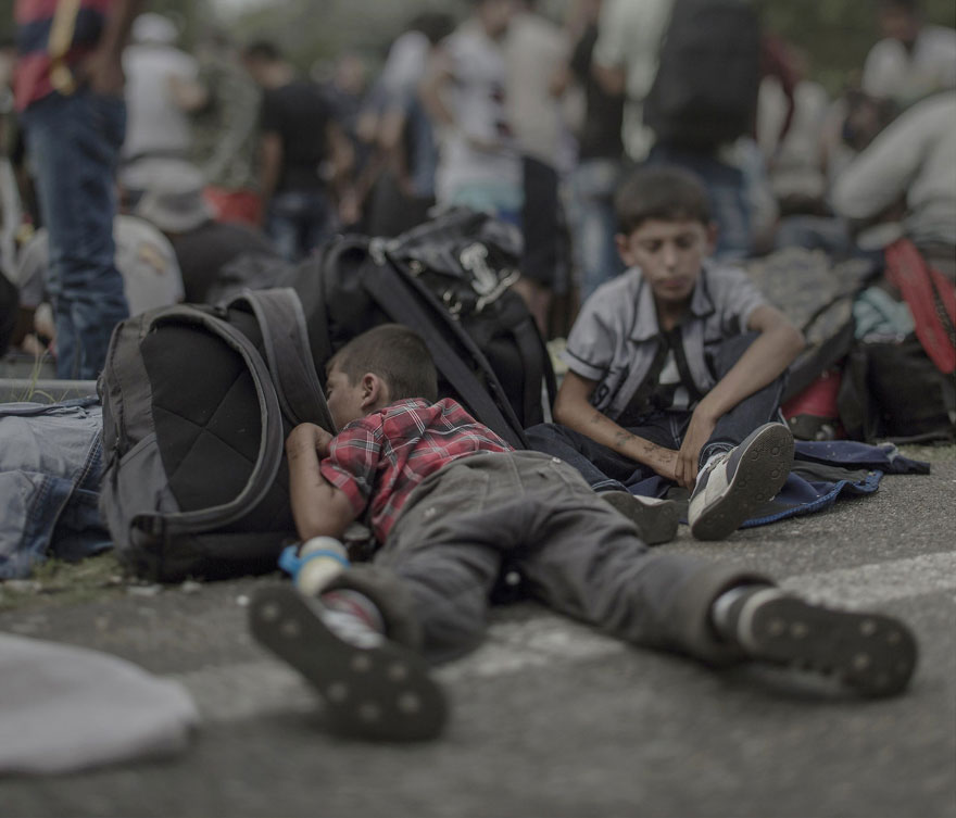 Несамовито болісні фото дітей-біженців з Сирії, які сплять  - фото 6