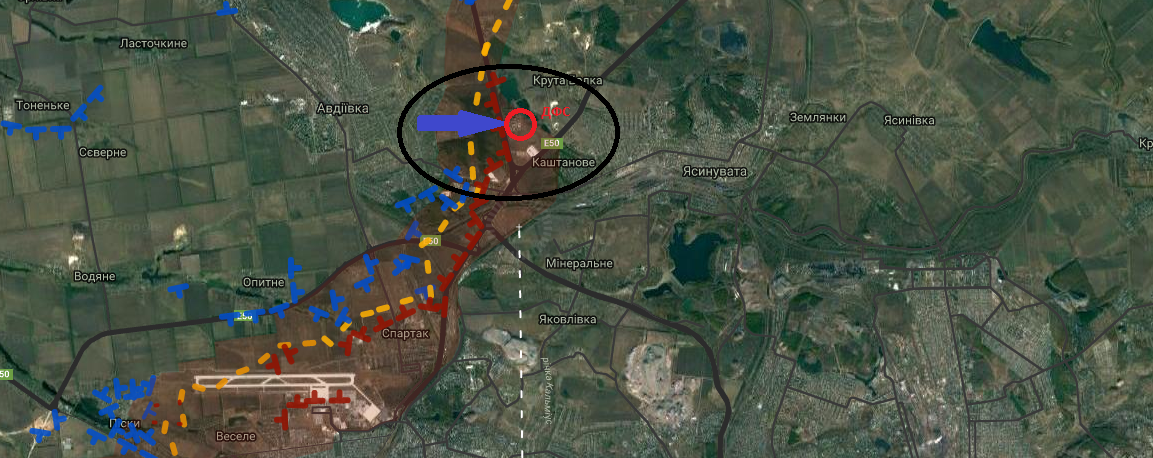 Спутниковая Карта Горловка