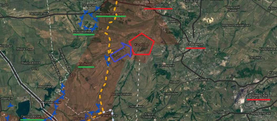 Повзучий наступ. Чому ЗСУ атакували Калинове (КАРТА) - фото 2