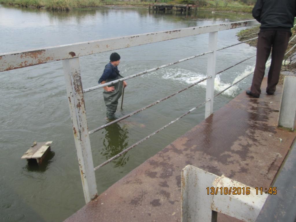 На Миколаївщині почали піднімати затоплений фурами понтонний міст