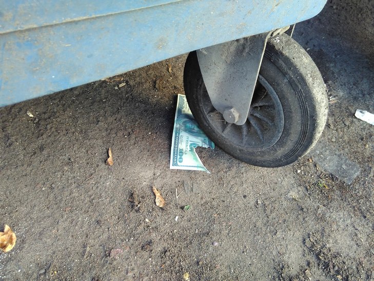 У Львові на смітнику знайшли 100 доларів (ФОТО) - фото 1