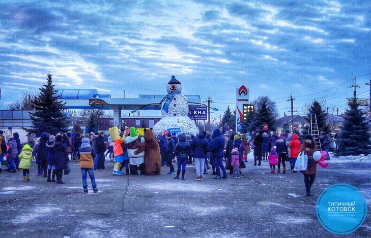 На Одещині створили найвищого сніговика (ФОТО) - фото 1