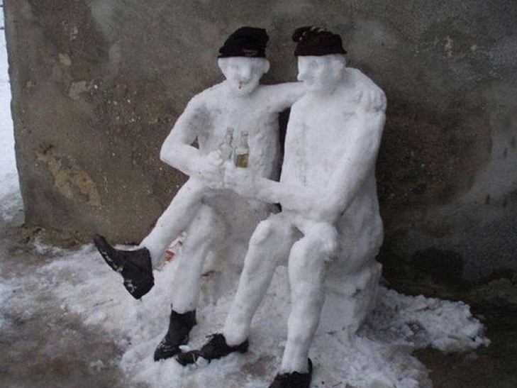 Мистецтво "сніготворення", або Коли сніговик стає вибухом креативу  - фото 13