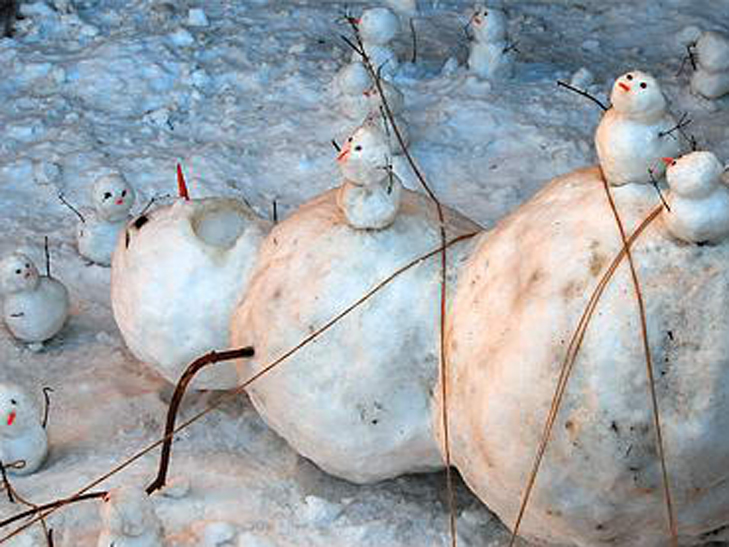 Мистецтво "сніготворення", або Коли сніговик стає вибухом креативу  - фото 10