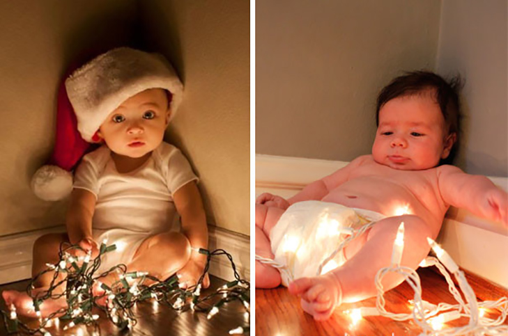 20 примеров, как не надо фотографировать малышей на Новый год - фото 20