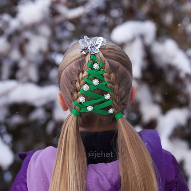25 найоригінальніших новорічно-різдвяних зачісок - фото 1