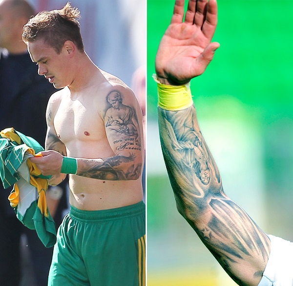 Футбольні хамелеони: як російський захисник зробив татуювання на честь "Дніпра" - фото 3