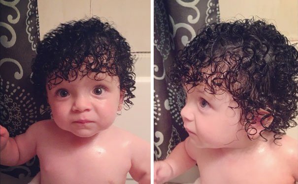 15 малюків, які народилися з суперкрутими зачісками - фото 3