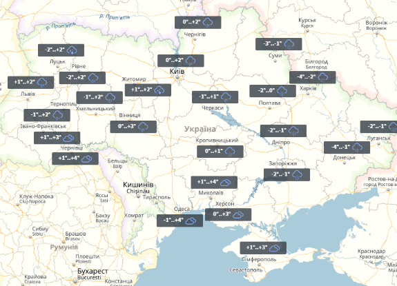 Погода на тиждень: В Україні кожен день сніжитиме, а у середу похолодає до -20°С (КАРТА)  - фото 5