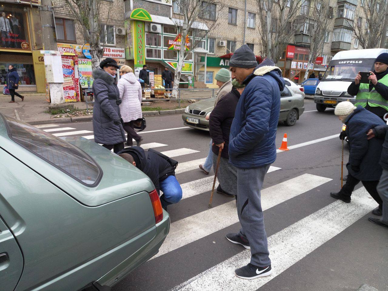 Водій "Славути" збив жінку на пішохідному переході