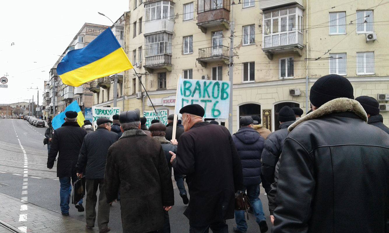 У Вінниці збунтувались колишні міліціонери: Вимагають збільшення пенсій та відставки Авакова - фото 8