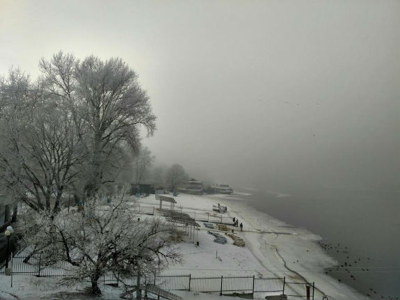 Зимовий Гідропарк вразив киян своєю чарівною красою  - фото 5