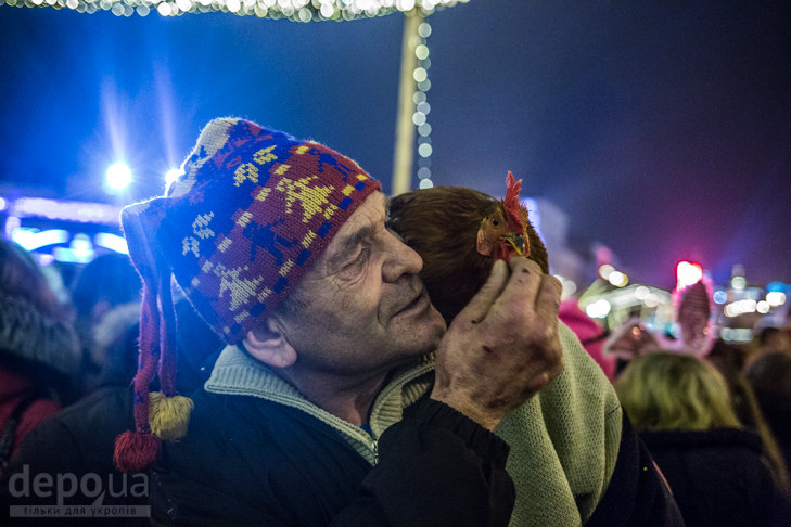 Як на Софійській площі в Києві зустрічали рік Півня - фото 6