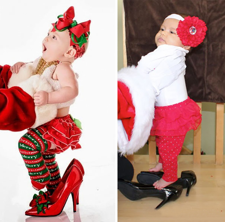 20 примеров, как не надо фотографировать малышей на Новый год - фото 14