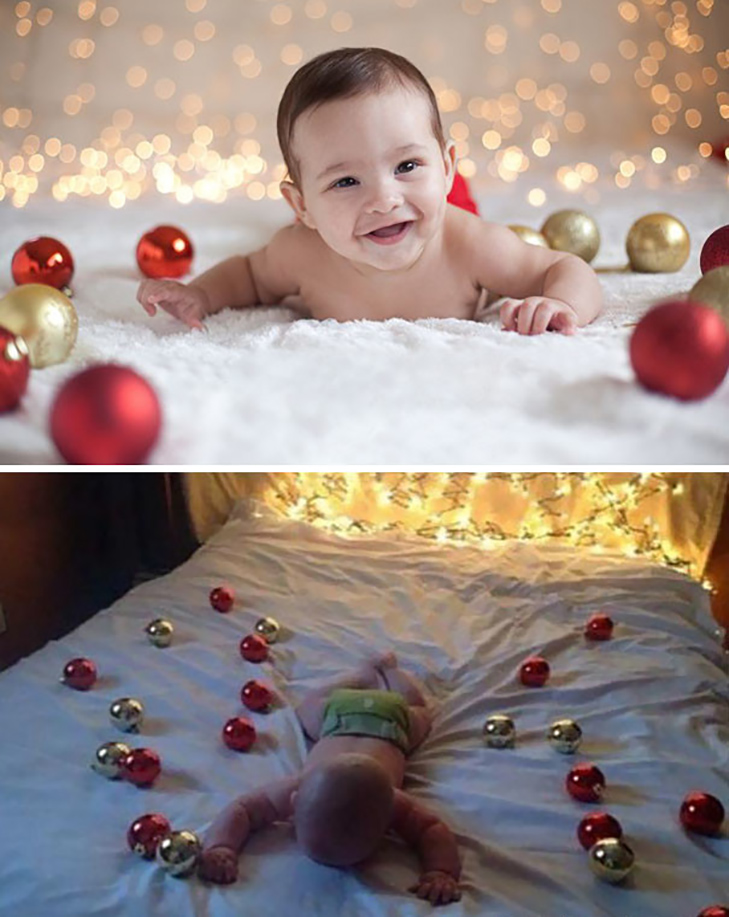 20 прикладів, як не треба фотографувати малюків на Новий рік - фото 7