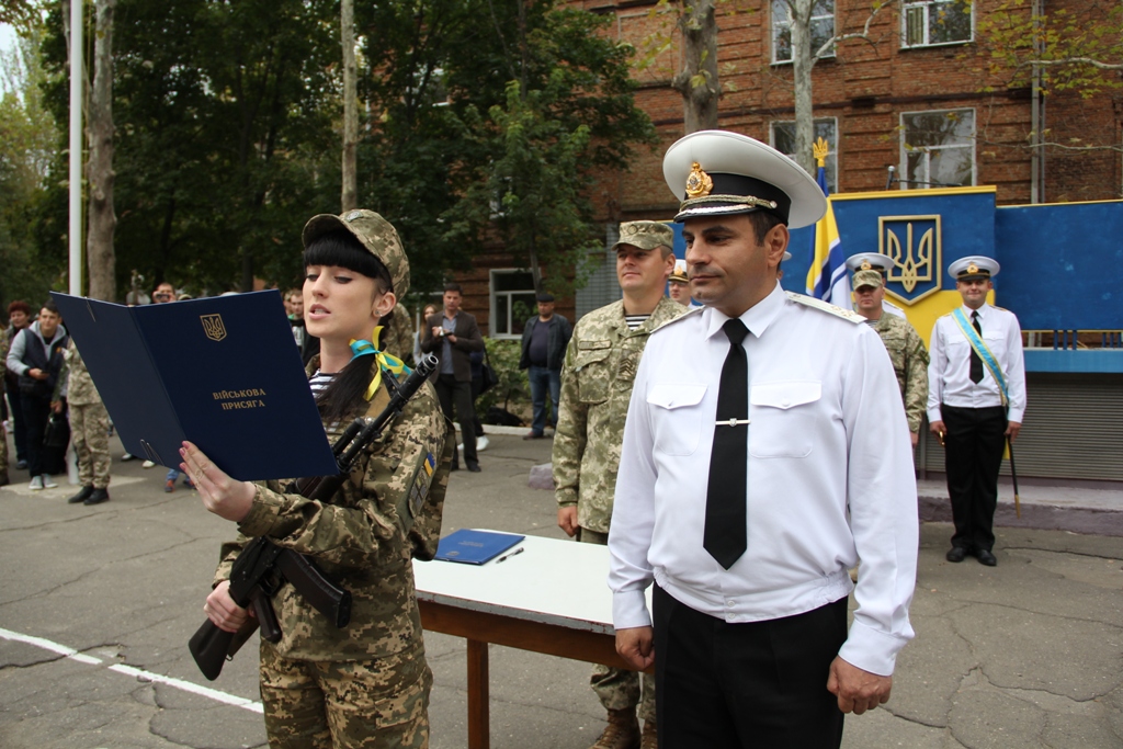 На Миколаївщині більше 60 курсантів ВМС склали присягу
