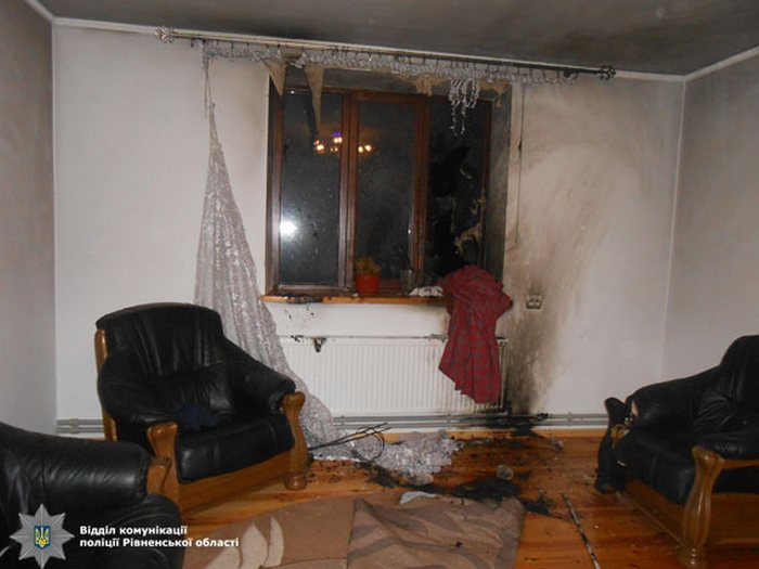 На Рівненщині невідомі хотіли живцем спалити сім'ю (ФОТО) - фото 1