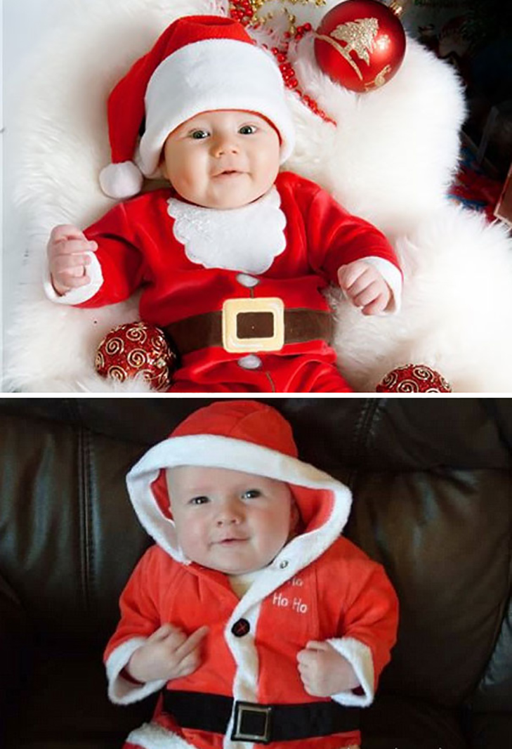 20 прикладів, як не треба фотографувати малюків на Новий рік - фото 4