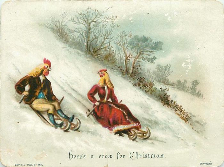 Вікторіанські різдвяні листівки, які змусять засумніватися в добрих намірах відправника - фото 18