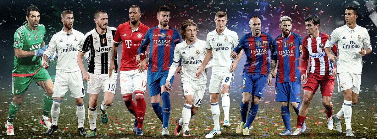 Чотири гравці "Реалу" - в символічній збірній 2016 року від УЄФА - фото 1