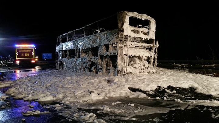 В Німеччині згорів автобус фанатів "Баварії" - фото 1