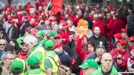У Брюсселі протестують проти реформи праці - фото 1