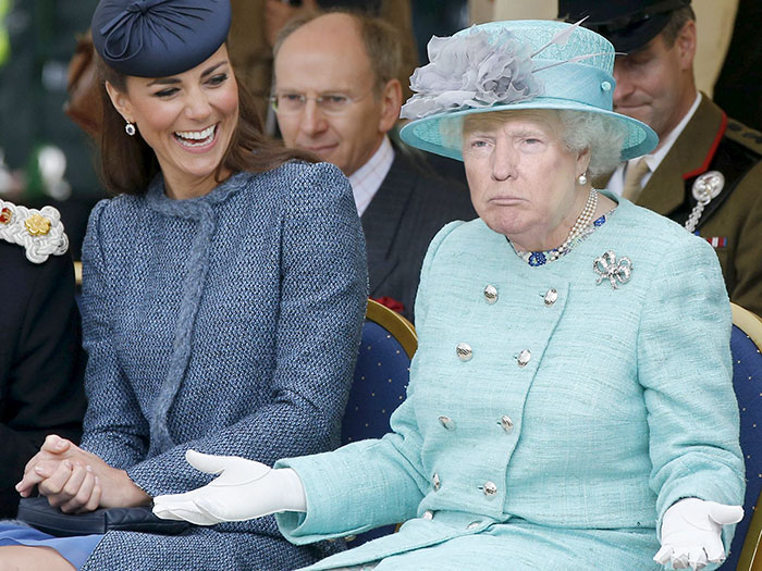 Як Трамп став британською королевою - фото 4