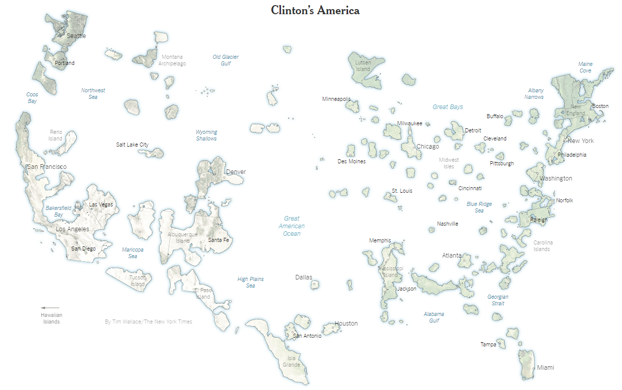 Дві Америки. Скільки території США проголосувало за кожного з кандидатів - фото 1